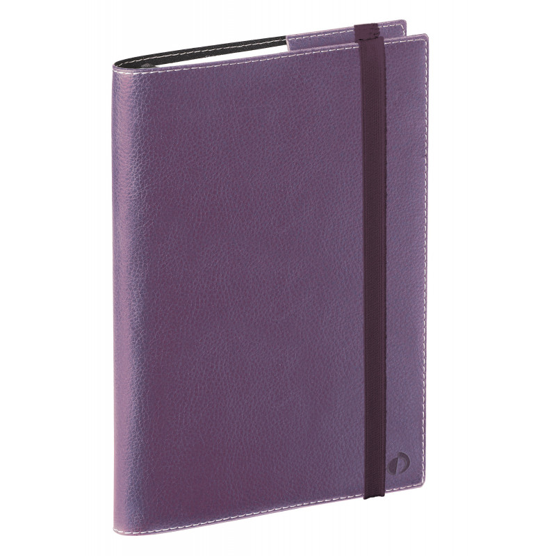 Agenda Quovadis Time Life Large Violet X Cm Semaine Sur Pages