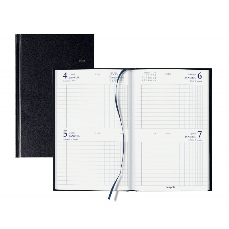 Agenda BREPOLS Caravelle B2 - 13,3x21cm - 2 Jours Par Page Couverture ...