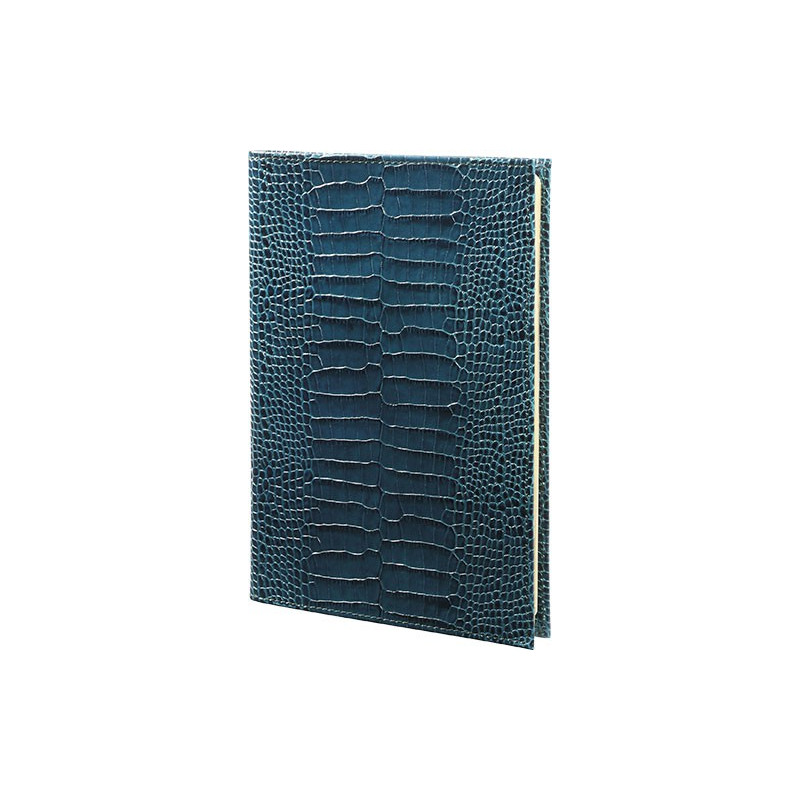 Agenda 2024 MIGNON AS16 - 154x78mm - cuir Veau Croco SAVANNAH Café