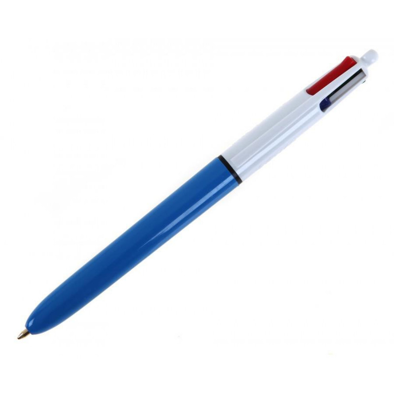Recharge pour stylo bille 4 couleurs - bleu - BIC