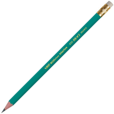 8 Crayons à papier HB embout gomme APLI Nordik Collection Pastel
