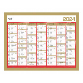 Agenda 2024 Perpétuel de caisse Journalier BREPOLS 13.3x21 noir