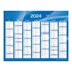 Agenda académique 2024, agenda 2023-2024 jour par page, couverture rigide  organisée de