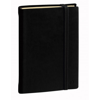 Agenda 2024 de poche QUOVADIS DAILY POCKET Prestige avec répertoire  multi-langues couverture Silk marine 8,5x13cm - 1 jour par p