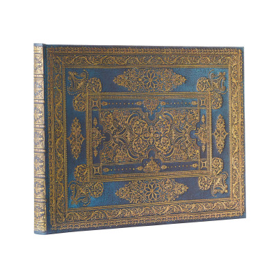 Livre d'or PAPERBLANKS non ligné - Luxe Bleu - Livre dor 225×180mm