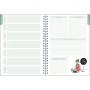 Agenda EXACOMPTA Gomargu spirale - 15x21cm - Au Top - 1 semaine sur 1 page